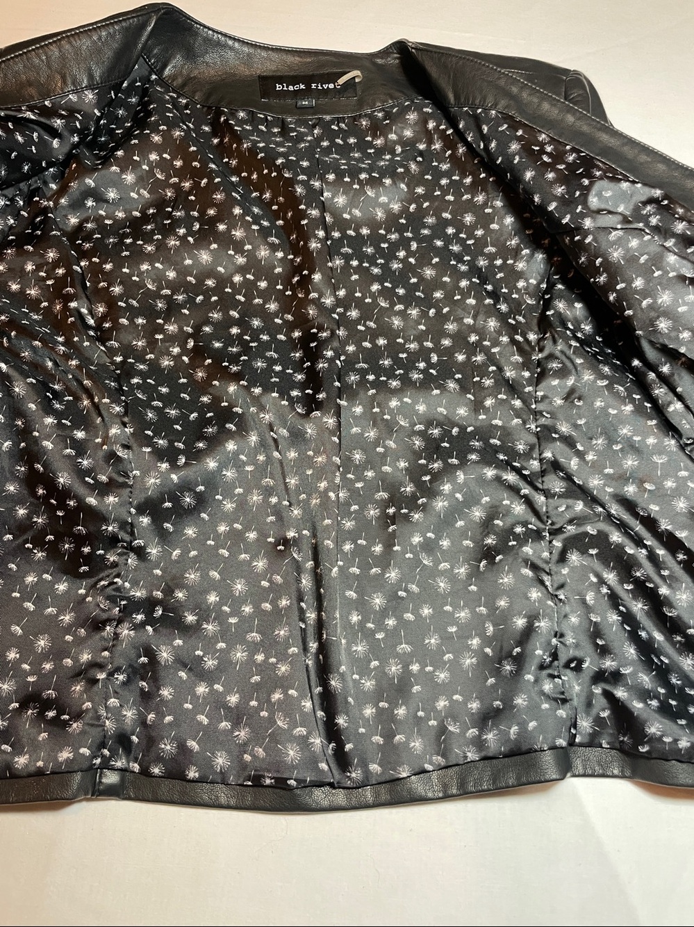 Black Rivet Black Faux Leather Blazer Jacket - Picture 9 of 10